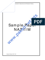 Sample Paper NAT IIM