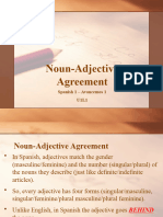 Noun - Adjective Agreement 1.2