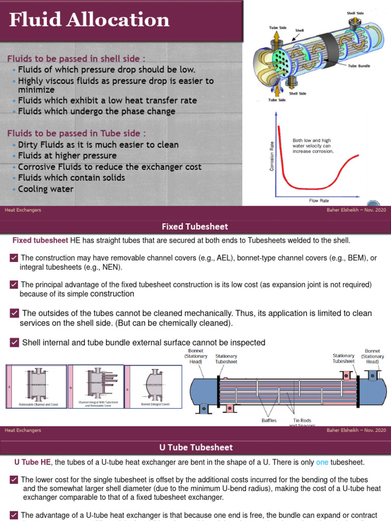 Heat Exchanger Fluid Allocation Guide | PDF | Heat Exchanger | Pipe ...