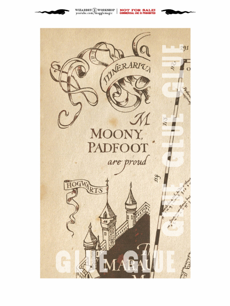 Marauders Map A B 8.5x11 | PDF
