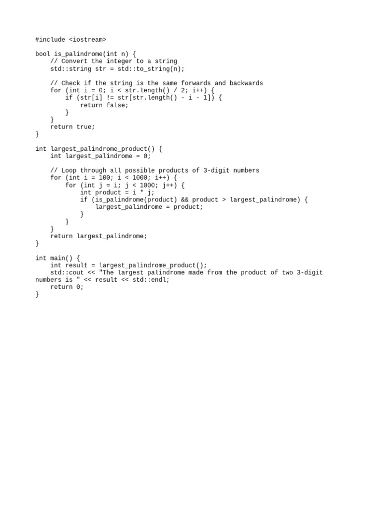 Palindrome | PDF