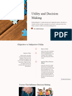 Utility and Decision Making