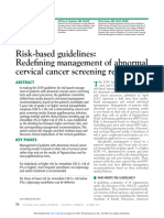 Risk-Based Guidelines - Redefining Management of Abnormal Cervical Cancer Screening Results