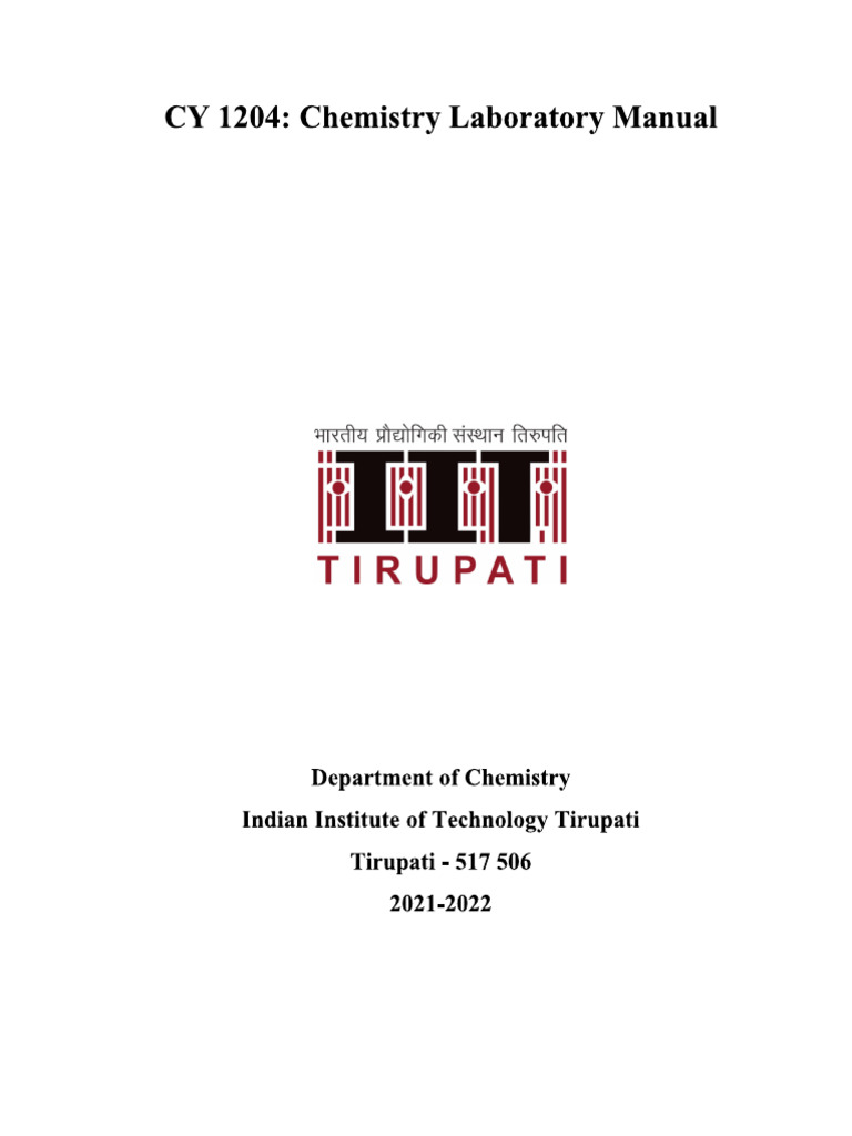 LAB MANUAL EXPERIMENTS IN GENERAL CHEMISTRY PDF visual data 2