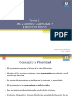 Tema 3. Movimiento Corporal y Ejercicio Físico