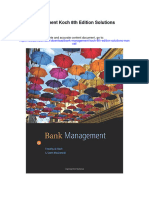 Bank Management Koch 8th Edition Solutions Manual