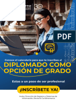 Calendario DIPLOMADOS OPCIÓN DE GRADO 2022-1