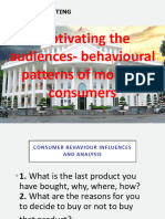 Captivating The Audiences-Behavioural Patterns of Modern Consumers