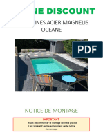 Notice de Pose Piscine Acier Enterrable - Escalier Et Banquette Tôle