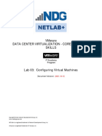 3.configuring Virtual Machines - Vsphere - DCV - CTS - Lab - 03