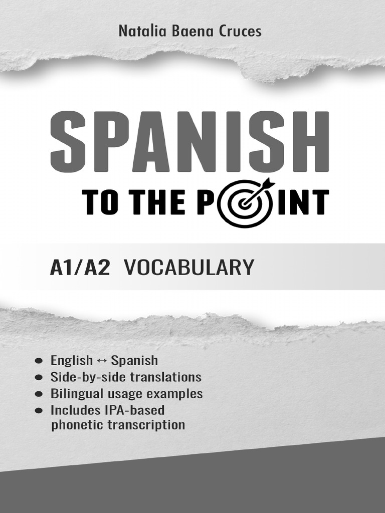 A1/A2 Spanish Vocabulary Guide | PDF | Foods | Food And Drink