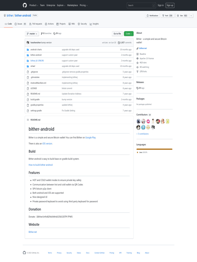 GitHub - Bither - Bither-Android - Bither - A Simple and Secure Bitcoin  Wallet! | PDF | Android (Operating System) | Bitcoin