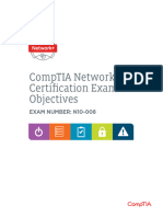 Comptia Network n10 008 Exam Objectives (6 0)