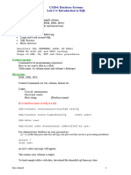 Oracle Database Management Lab-03