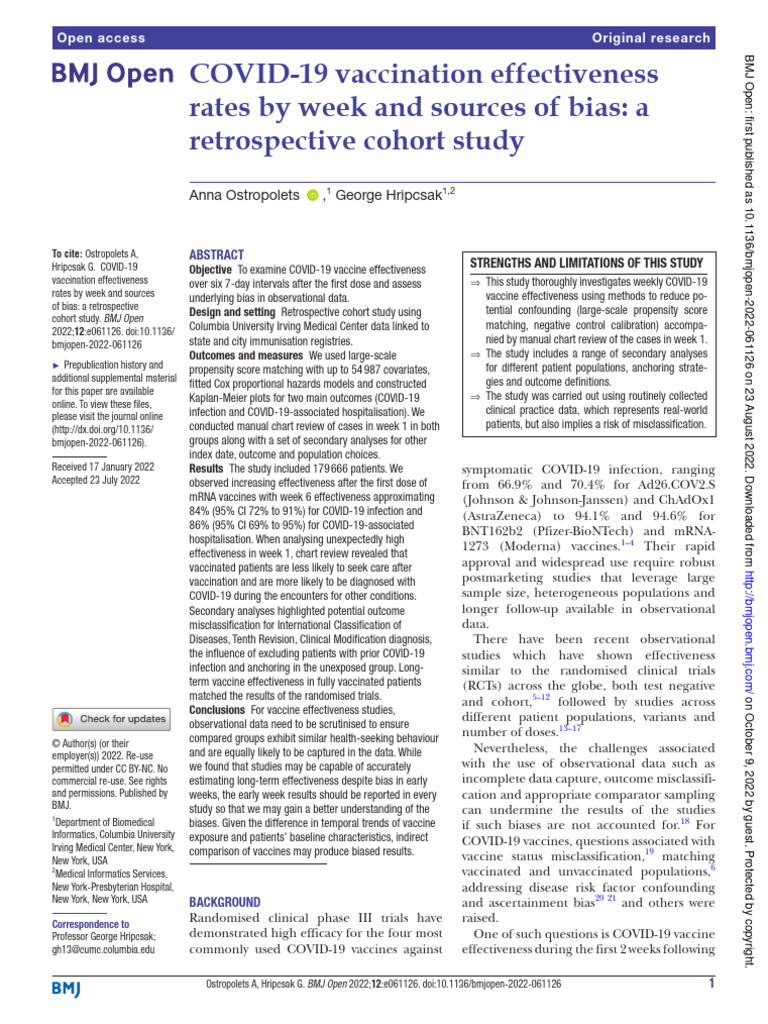E061126 Full PDF Cohort Study Randomized Controlled Trial