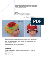 Haekelanleitung Fruehlingsmuetzen 2 in 1 Alle Groessen 1