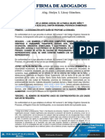 Demanda de Alimentos Caso Vih