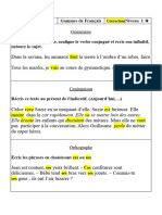 Gamme Francais Correction P3N1