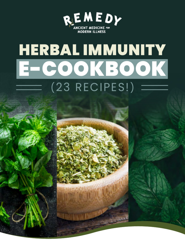 Herbal Immunity Cookbook: 23 Recipes | PDF | Ginger | Butter