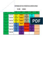 Horarios 4to Año Prof. Educ. Primaria 2023