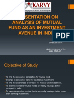 Analysis of Mutual Funds as an Investment in India