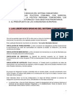 TEMA 11 (T. C) LAS LIBERTADES BASISCAS UNIÓN EUROPEA Mayo 2021