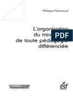 L'Organisation Du Travail Cle de Toute Pedagogie Differenciee