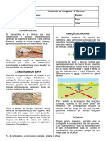 Avaliação de Geografia.