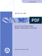 Fossil Fuel Power Plant Boiler Combustion Controls: ISA-S77.41-1992