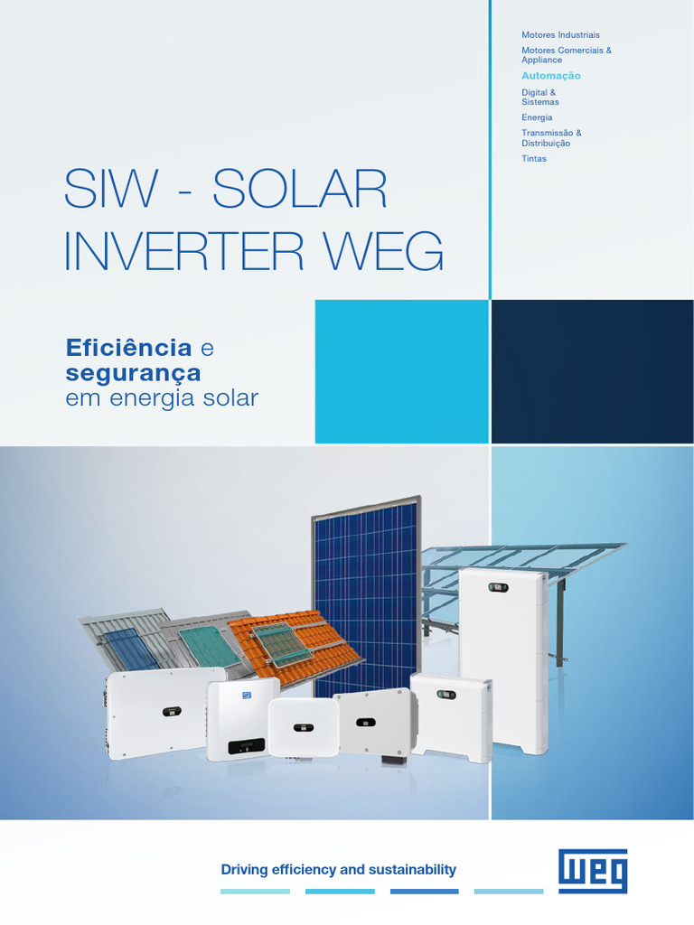 WEG SIW Inversores String 50105878 PT | PDF | Engenharia | Quantidade