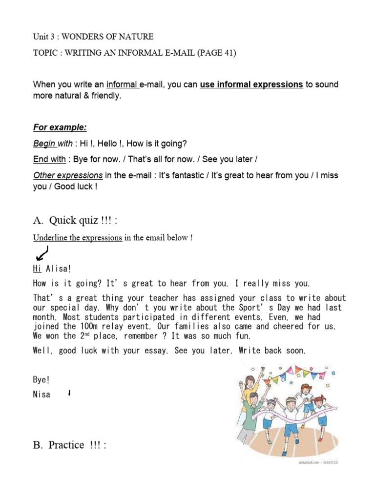 Unit 3 (Email) | PDF