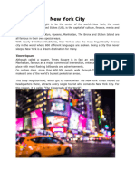 NEW YORK CITY Lesson Plan Test b1