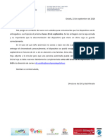 Entrega Dispositivos 2º ESO