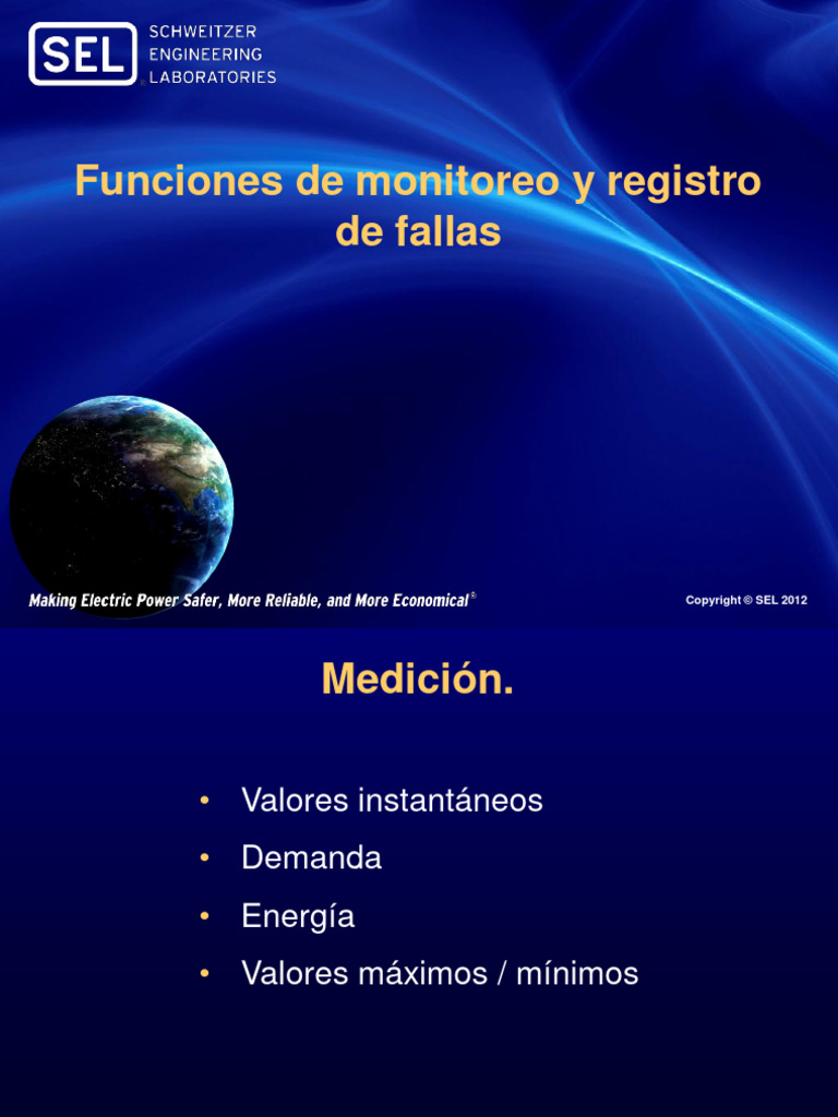 04 - SEL-351 Monitoreo y Registro | PDF | Electricidad | Ingeniería