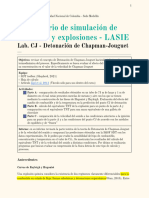 Lab. CJ - Detonación de Chapman-Jouguet