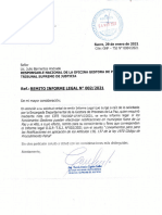 INFORME LEGAL NOTIFICACIONES EXHORTOS