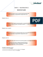 Rezolvare Test 1 Matematica