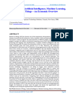 Intersección de Inteligencia Artificial, Aprendizaje Automático e Internet de Las Cosas: Una Visión Económica General