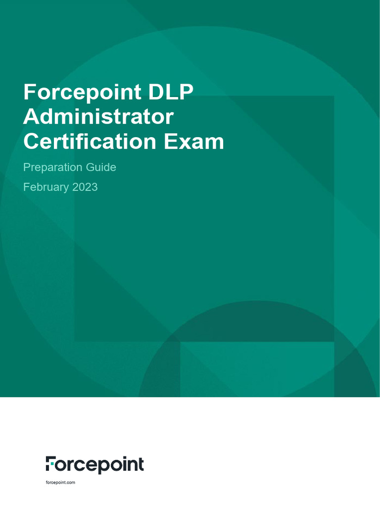 Forcepoint DLP Administrator Exam Guide | PDF | Information Technology ...