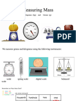 Measuring Mass: Kilograms (KG) and Grams (G)