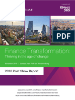 AICPA CIMA Finance Transformation Conference 2018 Report 1F