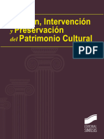 Gestión, Intervención y Preservación Del Patrimonio Cultural-1
