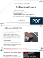 Chapter 1.3 Operating Systems 1 - Windows, MacOS, Linux, Chrome, Android, iOS