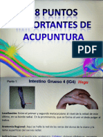 18 Puntos Importantes en Acupuntura