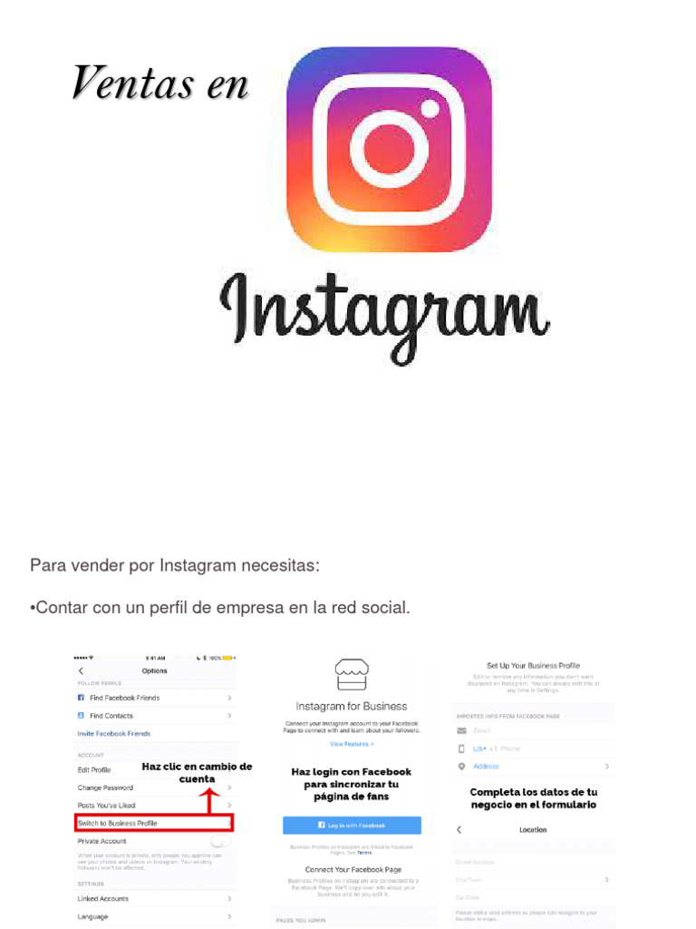 Cómo Vender Efectivamente en Instagram | PDF | Servicio de redes ...