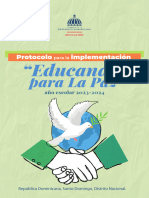 Protoco de Implementación Estrategia Educando para La Paz.