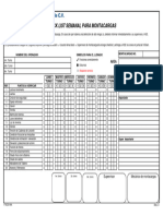 Checklist Semanal de Montacargas.