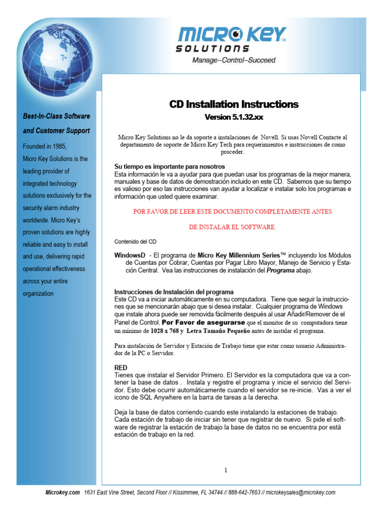Micro Key Spanishb | PDF | Servidor (Computación) | Dirección IP