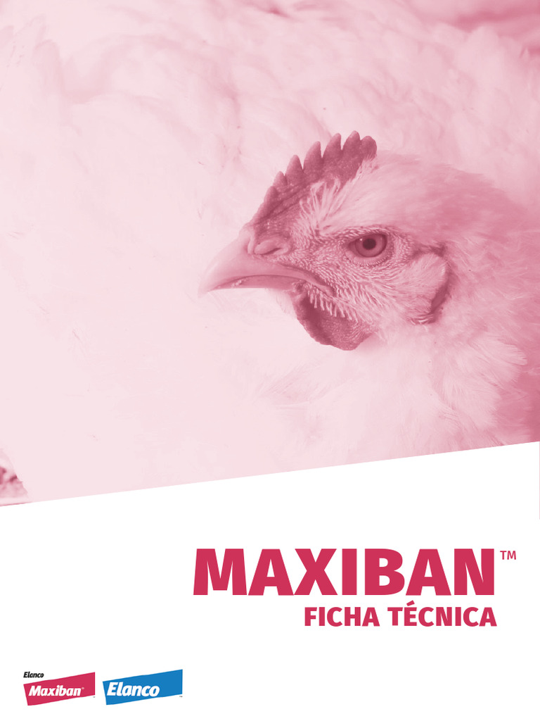 Ficha Técnica de Maxiban™ Elanco | PDF | Alimentos