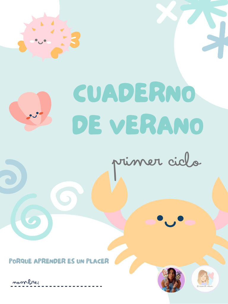 Actividades de Verano para Segundo Grado | PDF | Color | Unicornio